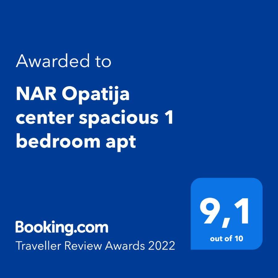 "Nar" Opatija Center Spacious 1 Bedroom Apt Exteriör bild
