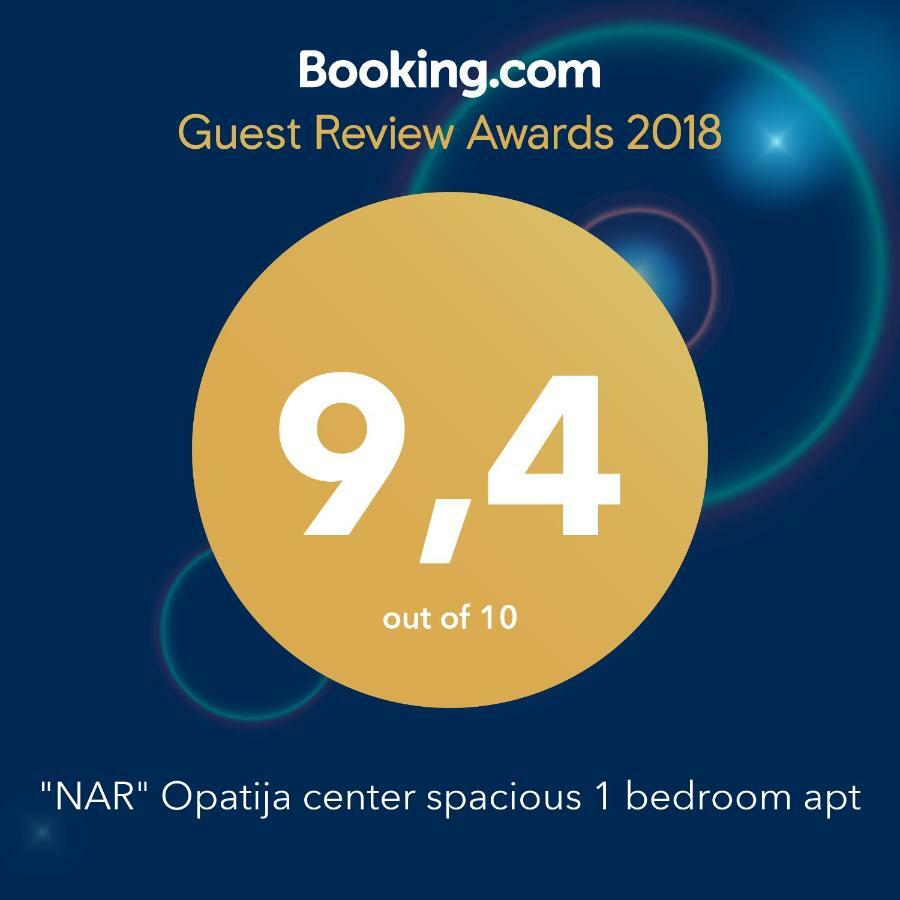 "Nar" Opatija Center Spacious 1 Bedroom Apt Exteriör bild